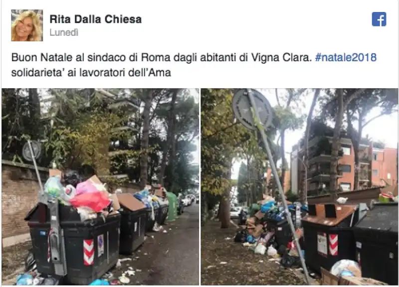 foto dalla chiesa rifiuti vigna clara