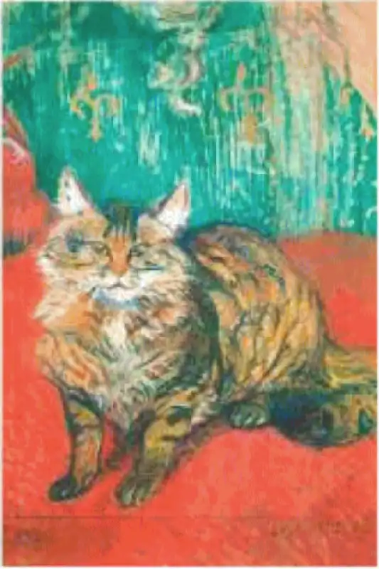 gatto toulouse lautrec