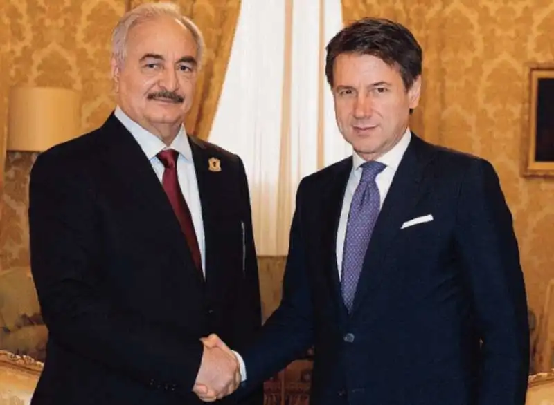 HAFTAR E GIUSEPPE CONTE