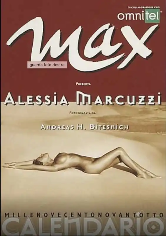 il calendario 1998 per max di alessia marcuzzi 13