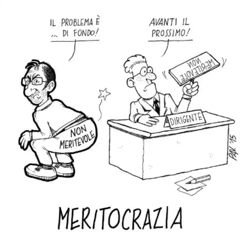 IL MITO DELLA MERITOCRAZIA