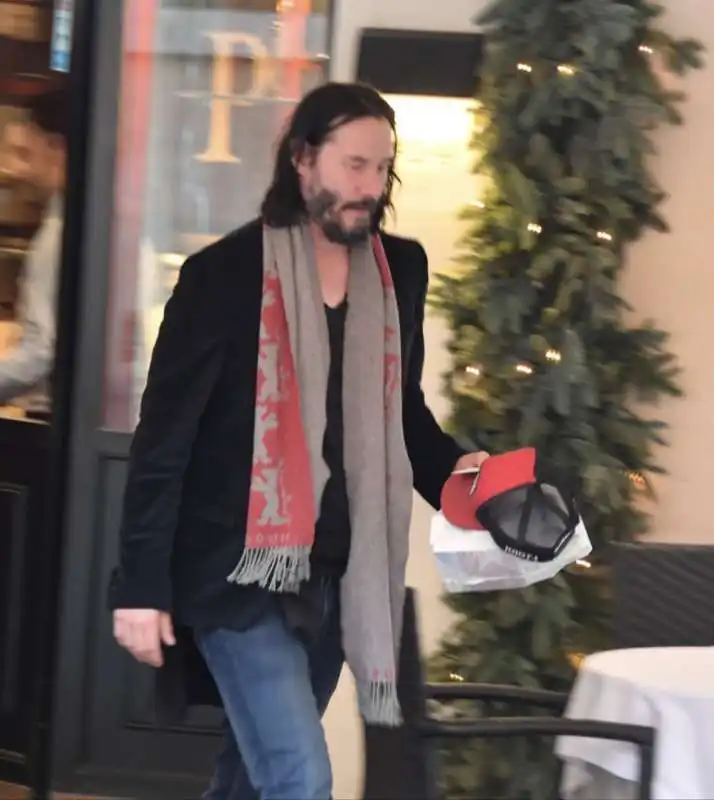 keanu reeves a roma con la sorella malata foto barillari 11