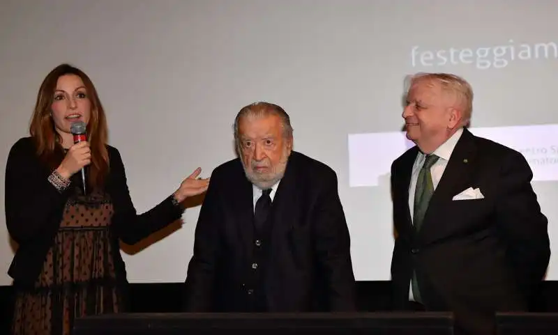 lucia borgonzoni con i fratelli pupi e antonio avati