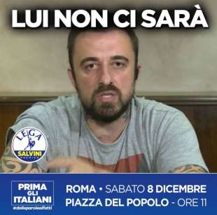 lui non ci sara' la campagna social di salvini 4