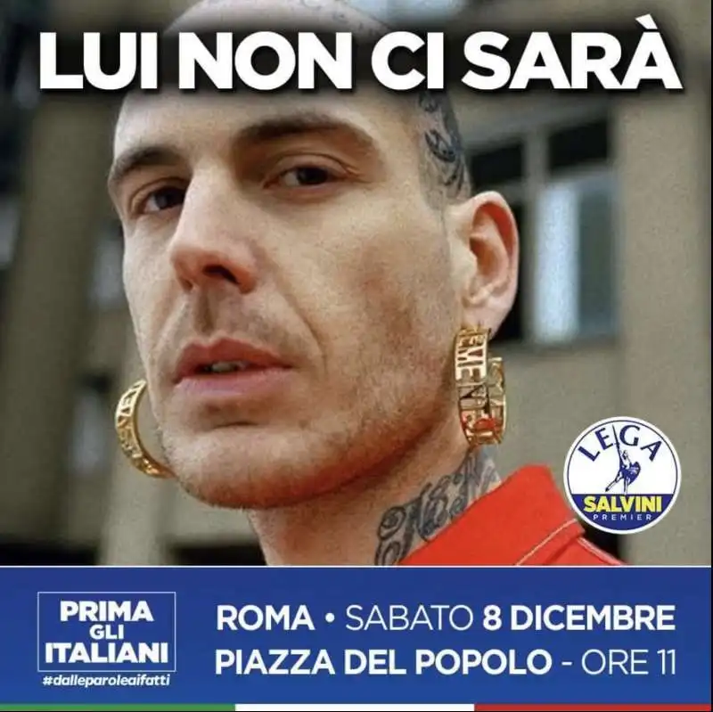 lui non ci sara' la campagna social di salvini 7