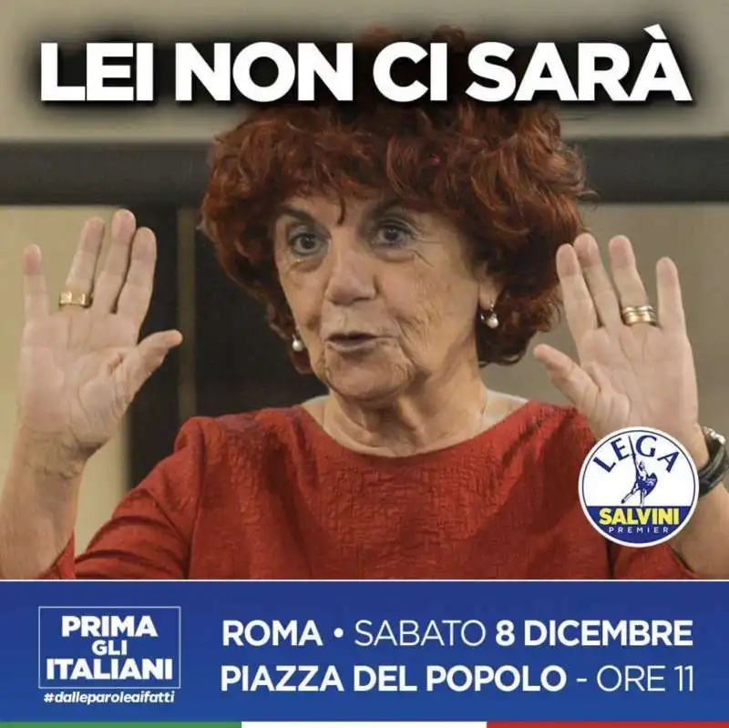 lui non ci sara' la campagna social di salvini 8