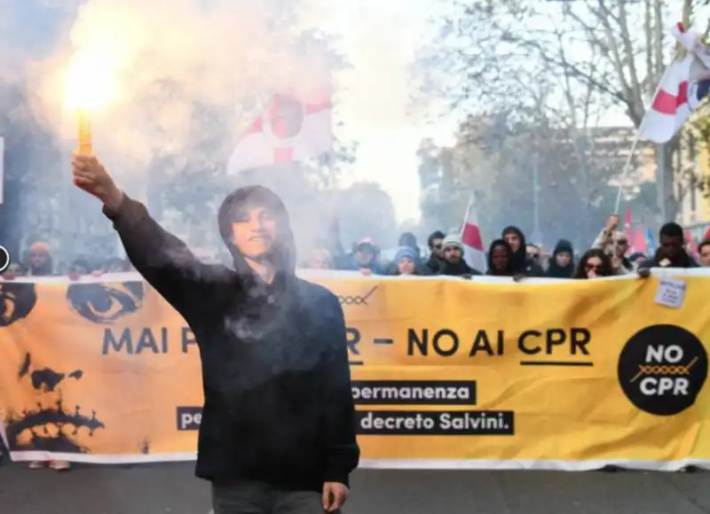 manifestazione milano contro dl salvini