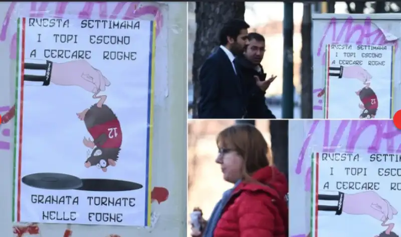 manifesti contro i tifosi del toro