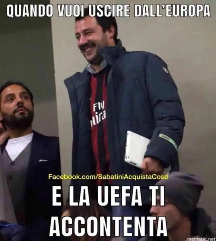 MATTEO SALVINI EUROPA UEFA 