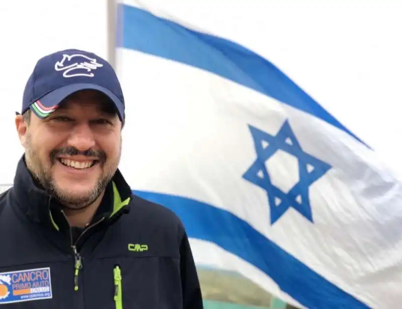 matteo salvini in israele  4