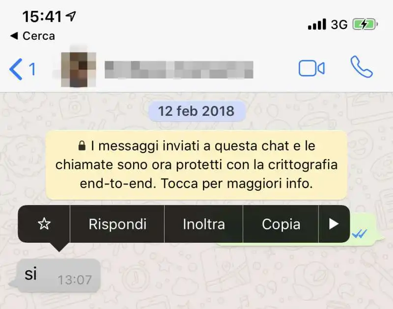 mettere segnalibro a un messaggio