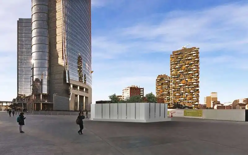 milano unicredit e bosco verticale