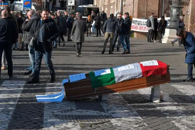 protesta degli ncc a roma 18