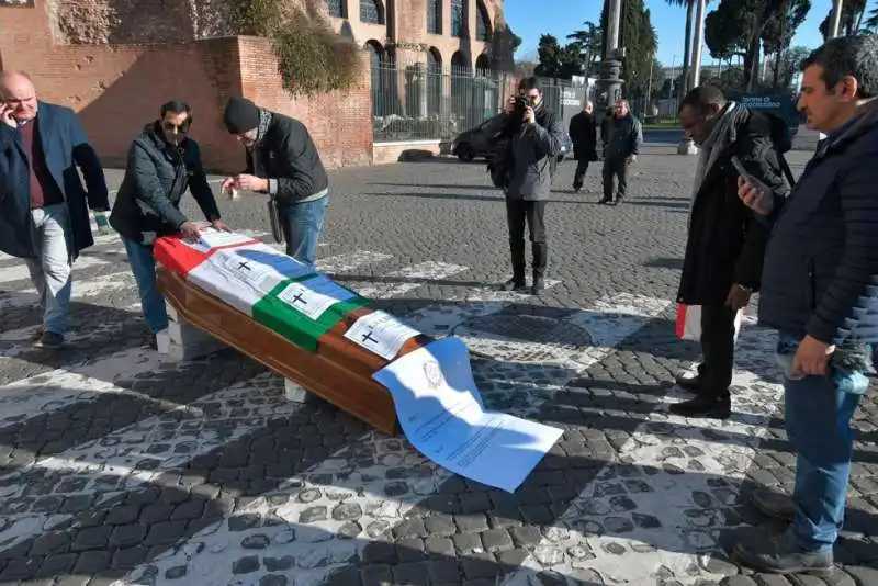 protesta degli ncc a roma 21