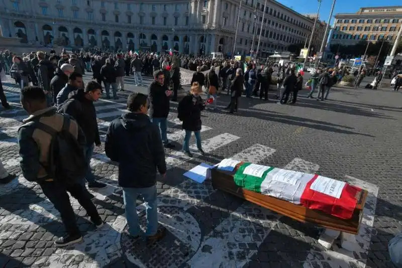 protesta degli ncc a roma 26