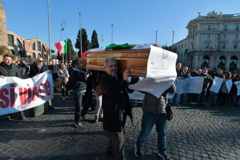 protesta degli ncc a roma 3