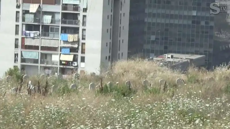 tombe e scheletri abbandonati al cimitero di napoli 12