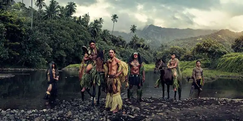 vaioa river, atuona, hiva oa, nelle isole marquesas della polinesia francese