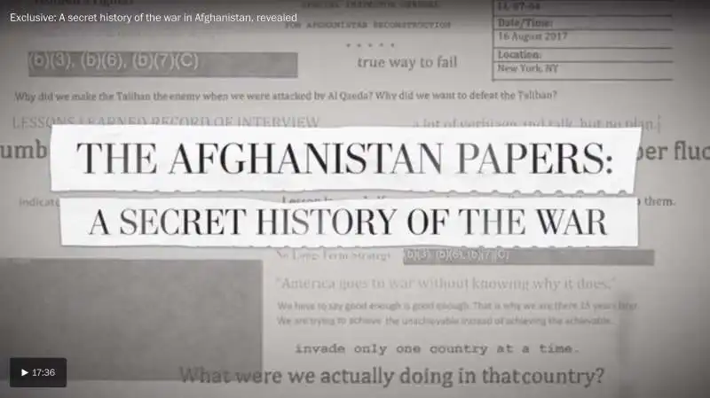 afghanistan papers