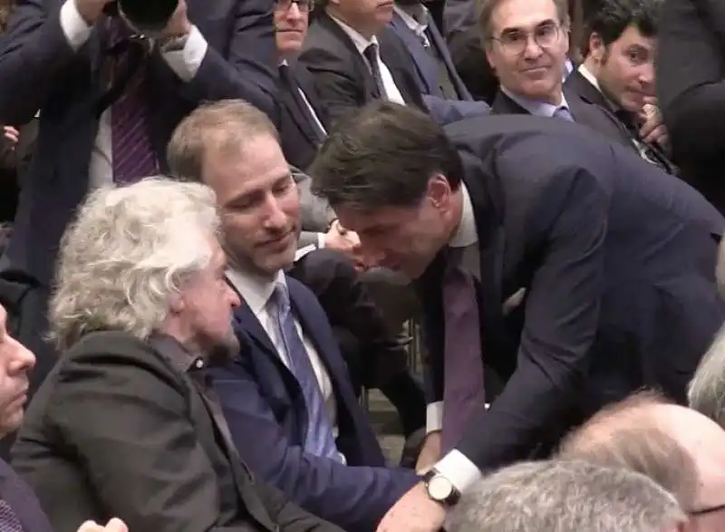 beppe grillo davide casaleggio giuseppe conte  2