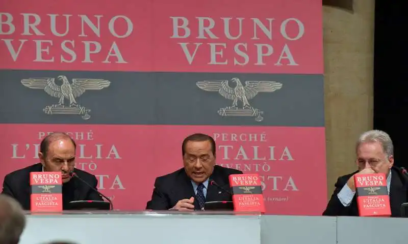 bruno vespa  silvio berlusconi  marcello sorgi  foto di bacco (3)