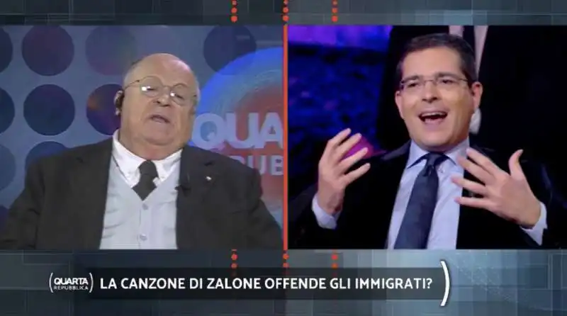 cazzola vs capezzone sulla canzone di checco zalone