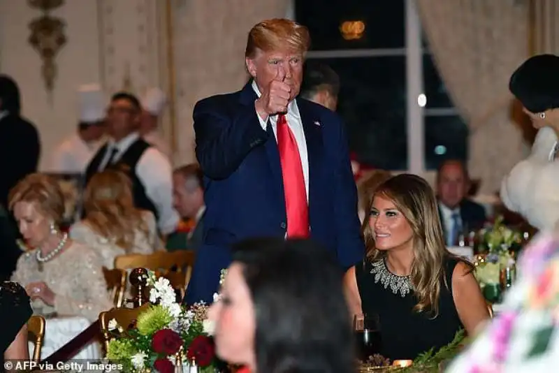 cena di natale al resort di donald trump 1