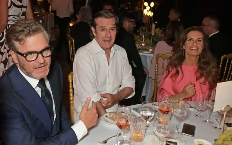 colin firth, rupert everett e livia giuggioli