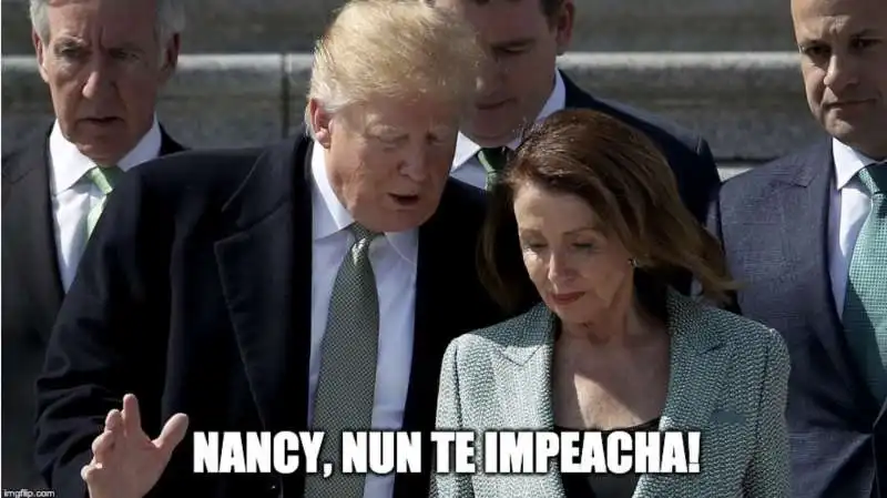 DONALD TRUMP, NANCY PELOSI E L'IMPEACHMENT