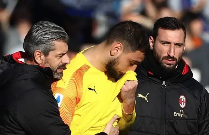 donnarumma in lacrime – atalanta milan 2