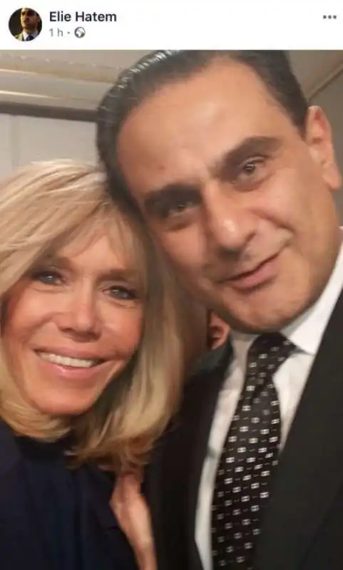  elie hatem e brigitte macron