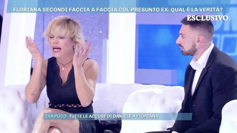 floriana secondi vs daniele pompili a domenica live 16