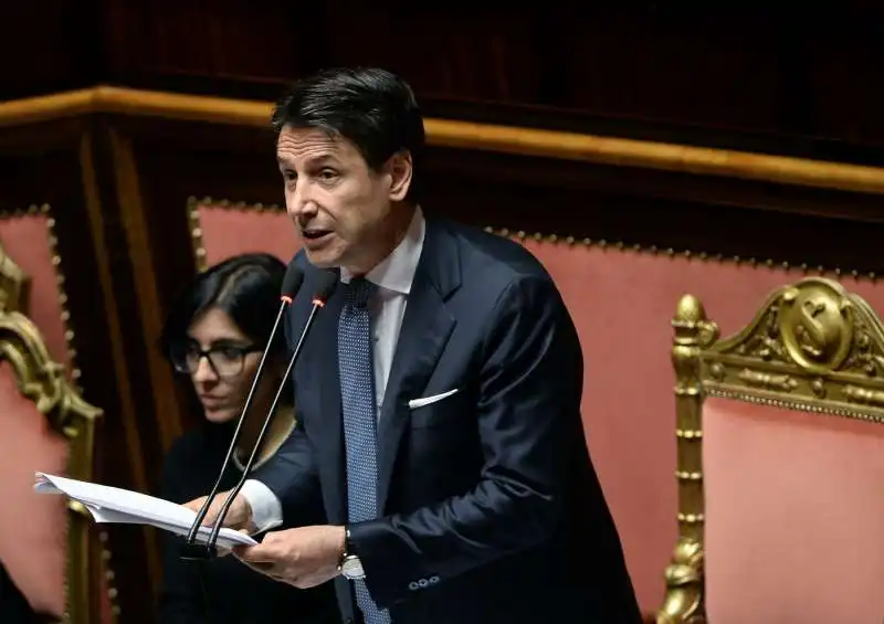 giuseppe conte al senato