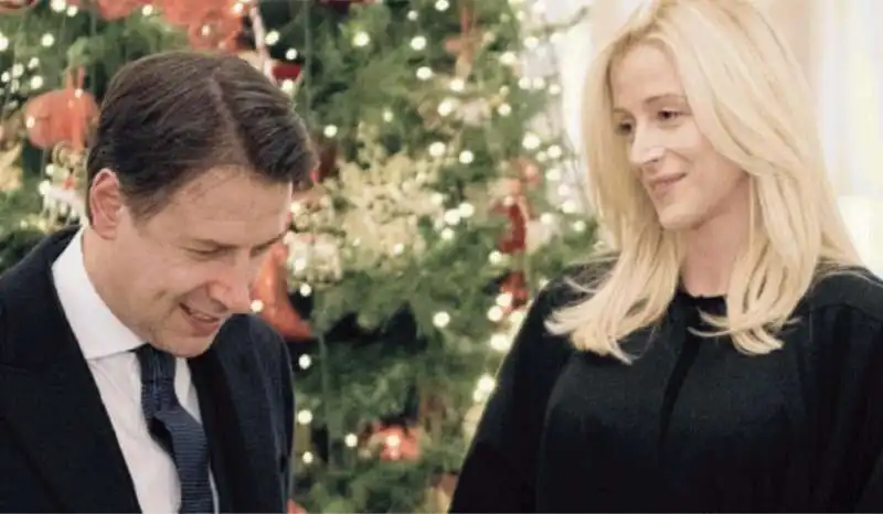 GIUSEPPE CONTE E OLIVIA PALADINO