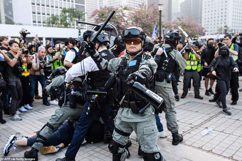 hong kong, proteste in difesa degli uiguri 10