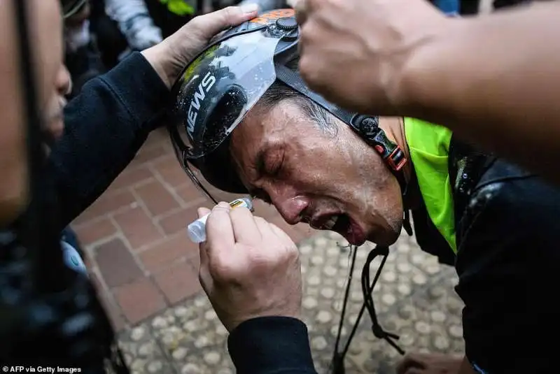 hong kong, proteste in difesa degli uiguri 2