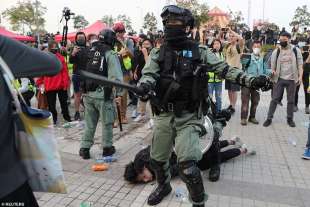 hong kong, proteste in difesa degli uiguri 8