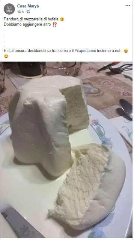 IL PANDORO DI MOZZARELLA DI BUFALA DI CASA MARYA A ERCOLANO