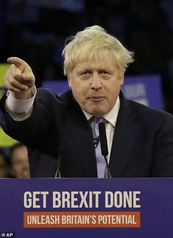 l'ultimo comizio di boris johnson