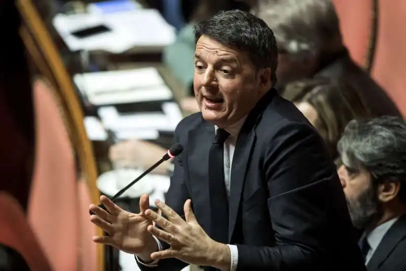 MATTEO RENZI IN SENATO