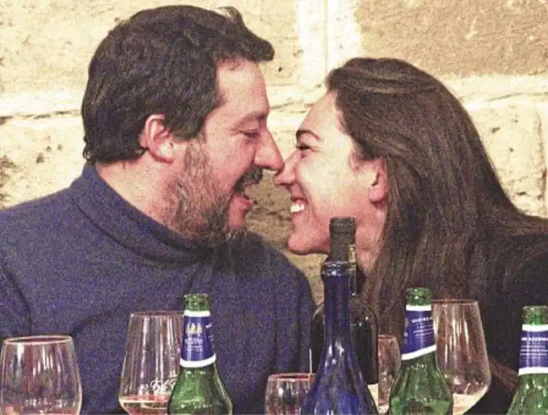 MATTEO SALVINI E FRANCESCA VERDINI