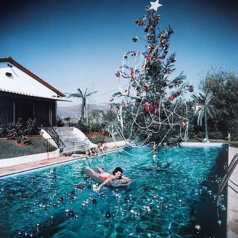 natale a hollywood 1954 slim aarons