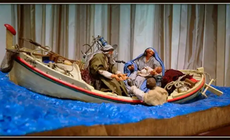 presepe e migranti