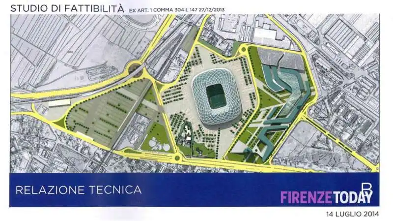 progetto nuovo stadio firenze 1