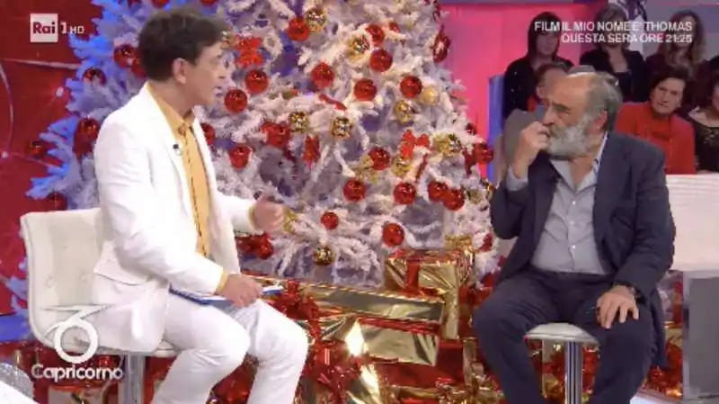 scazzo tra paolo fox e alessandro haber a domenica in