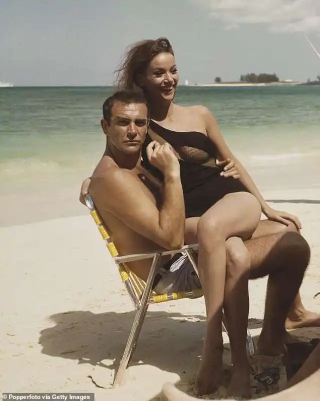 sean connery e claudine aufer