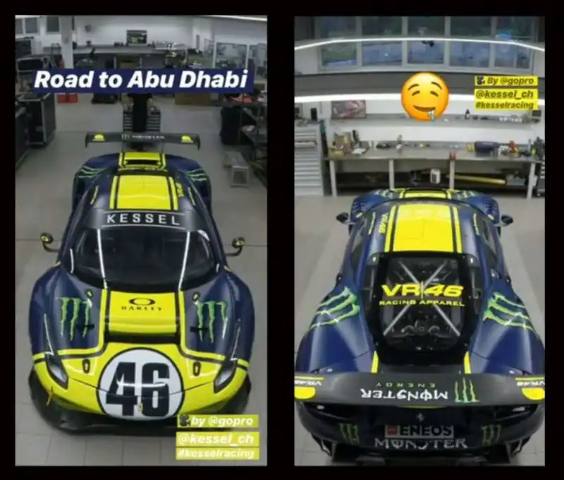 valentino rossi alla 12 ore di abu dhabi 7