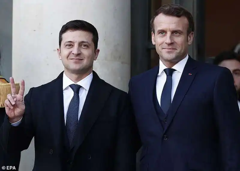 volodymyr zelensky emmanuel macron