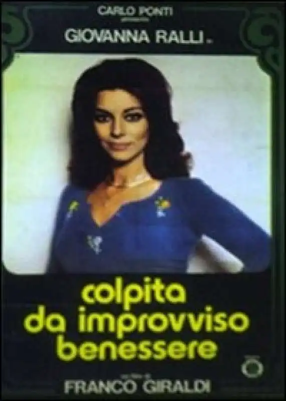 colpita da improvviso benessere