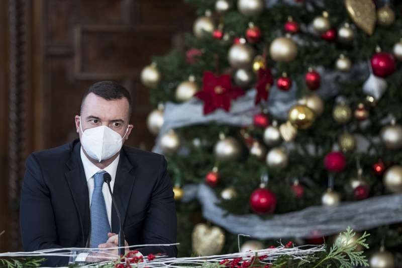 Rocco Casalino conferenza stampa di fine anno di giuseppe conte 22